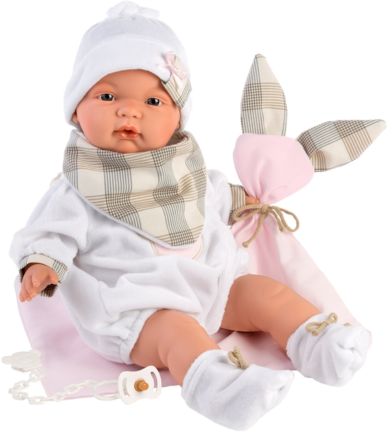 Lalka Llorens płacząca Joelle pelele osita 38 cm 38944 (8426265389445) - obraz 4