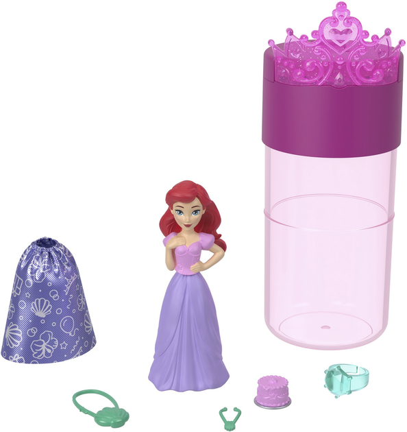 Zestaw niespodzianka Disney Princess Royal Color Reveal z mini lalką księżniczką (HMK83) (194735130016) - obraz 5