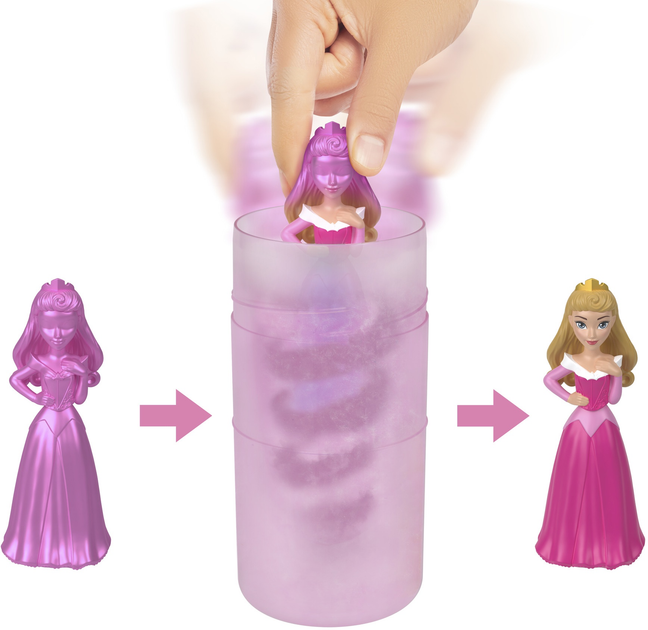Zestaw niespodzianka Disney Princess Royal Color Reveal z mini lalką księżniczką (HMK83) (194735130016) - obraz 8