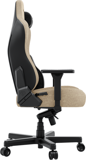 Fotel gamingowy Anda Seat Kaiser 3E XL Dark Beige Fabric (AD23YC-XL-09-H-CF-H01) - obraz 5