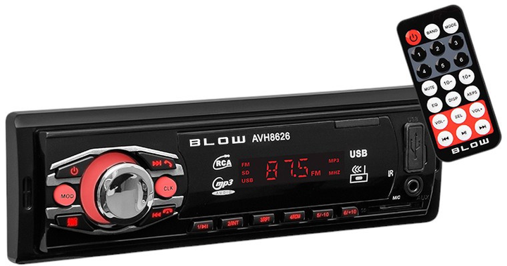 Автомагнітола Blow AVH-8626 (78-279#) (5900804109945) - зображення 1