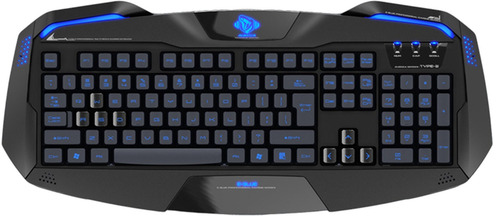 Клавіатура дротова E-blue Auroza USB Black (EKM701BKUS-IU) - зображення 9