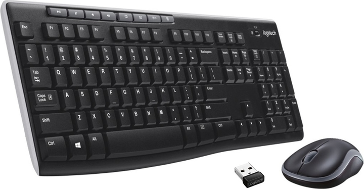 Zestaw bezprzewodowy Logitech MK270 Wireless Black (920-004527) - obraz 4