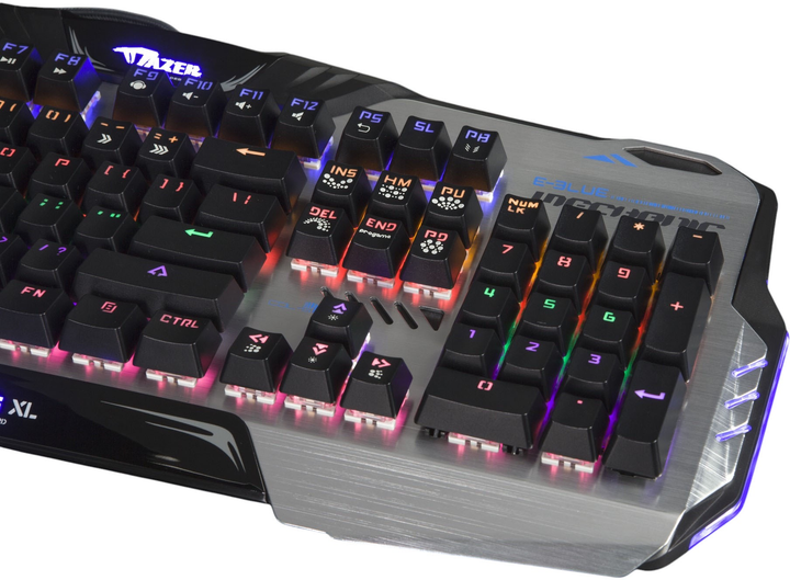 Клавіатура дротова E-blue Mazer Mechanical 729 Brown Switches USB Silver (EKM729BTCZ-IU) - зображення 7