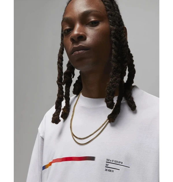 Кофта мужская Jordan T-Shirt Wings Paris 85 White M Белый FJ8916-100 - изображение 4