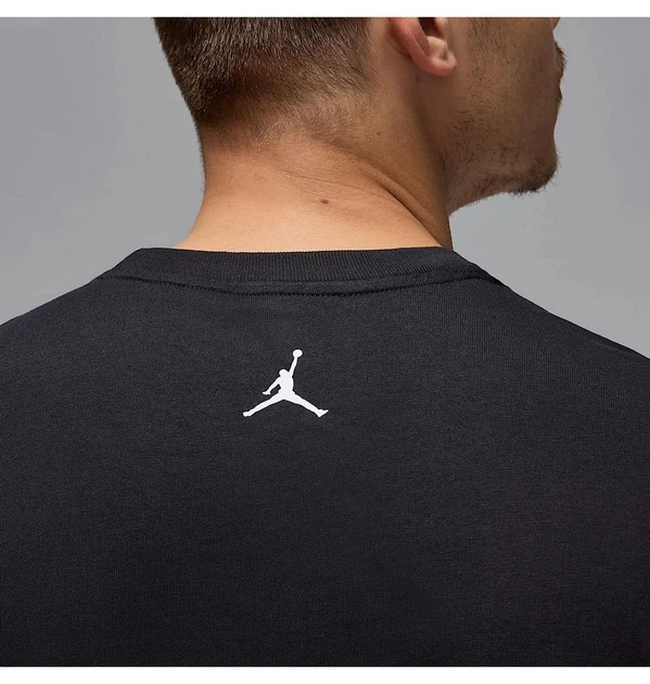 Футболка мужская Jordan Sport Dri-Fit T-Shirt M Чорний HQ7984-010 - Фото 5 Футболка мужская Jordan Sport Dri-Fit T-Shirt M Чорний HQ7984-010 - изображение 5