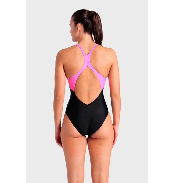 Купальник закрытый женский Arena Openings Swimsuit V Back Lb 42 Чорний 008063-590 - Фото 2 Купальник закрытый женский Arena Openings Swimsuit V Back Lb 42 Чорний 008063-590 - изображение 2