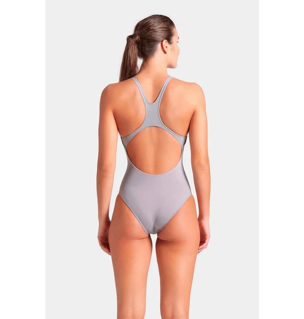Купальник закрытый женский Arena Team Swimsuit Swim Pro Solid 44 Сірий 004760-590 - изображение 4
