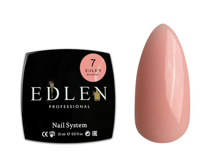 07 Моделюючий гель Builder gel Edlen 15 мл - Фото 1 07 Моделюючий гель Builder gel Edlen 15 мл - изображение 1