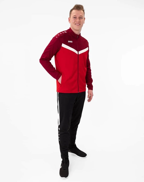 Олимпийка (мастерка) Iconic JAKO 9324 XL Красный (4067633111899) - изображение 9