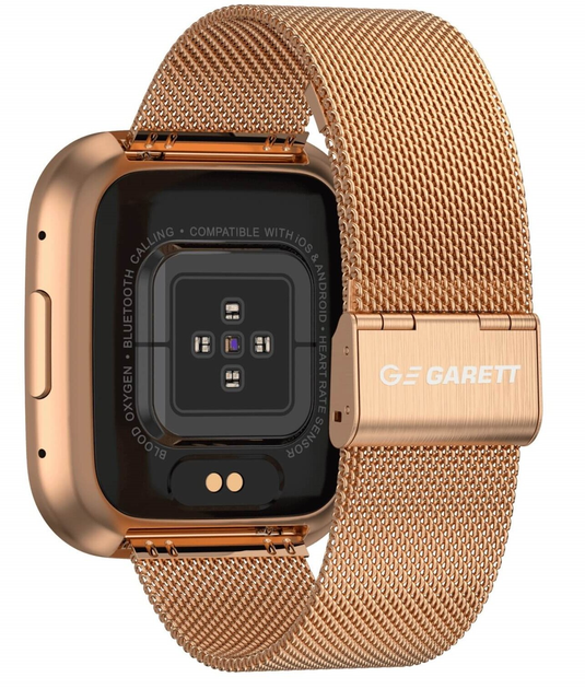 Cмарт-годинник Garett GRC Style Gold Steel (5904238484869) (955555906549579) - Уцінка - зображення 5
