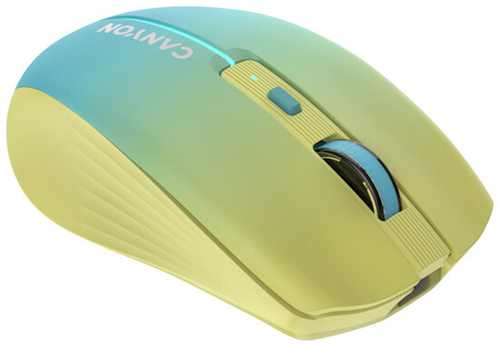 Миша Canyon MW-44 LED Wireless/Bluetooth Yellow-Blue (CNS-CMSW44UA) (G140641800646) - Уцінка - зображення 2