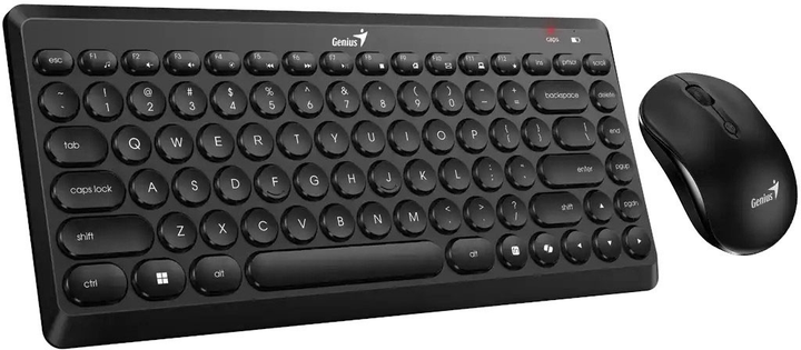 Zestaw bezprzewodowy Genius LuxeMate Q8000 2.4 GHz Copilot Black (31340013403) - obraz 1