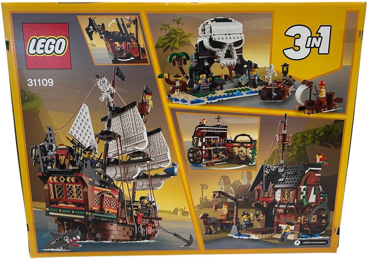 Конструктор LEGO Creator Піратський корабель 1260 деталей (31109) (955555912601315) - Уцінка - зображення 2