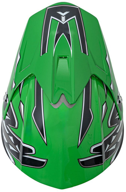 Kask Motocyklowy Enduro Zielony rozmiar S (5903864984248) - obraz 7