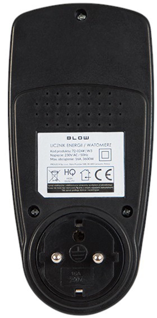 Watomierz cyfrowy Blow W3 Black (5900804149705) - obraz 3