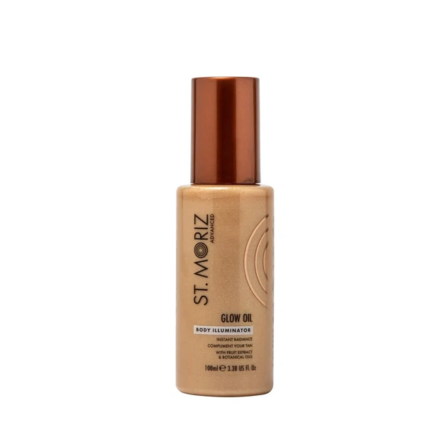 Зволожуюча олія з шимером St.Moriz Advanced Glow Oil Body Illuminator, 100 мл - зображення 4