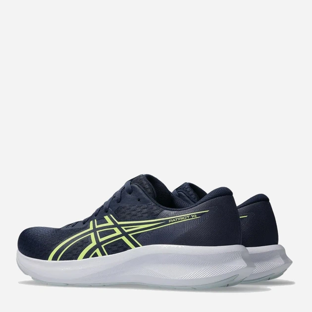 Мужские кроссовки для бега ASICS Patriot 14 1011C050-401 42.5 (9US/8UK) 27 см Midnight/Lucid Yellow (4570158915106) - изображение 4