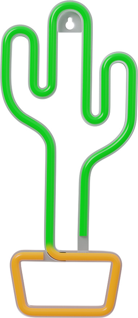 Декоративна неонова LED вивіска Forever Light CACTUS 14 x 33 см (RTV100211) - зображення 1