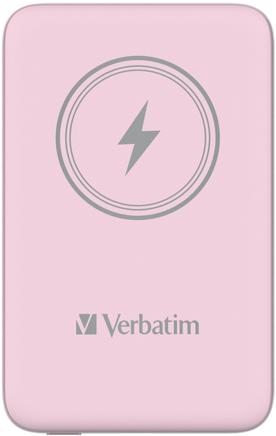 Powerbank Verbatim Charge Go 10000 mAh 20W Pink (23942322481) - obraz 1