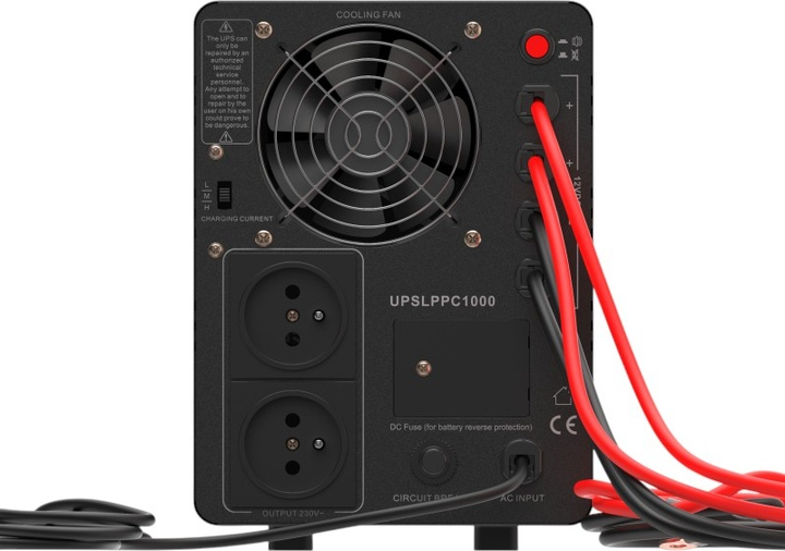 ДБЖ Green Cell PowerCore 1000Вт/1500ВА (UPSLPPC1000) - зображення 6