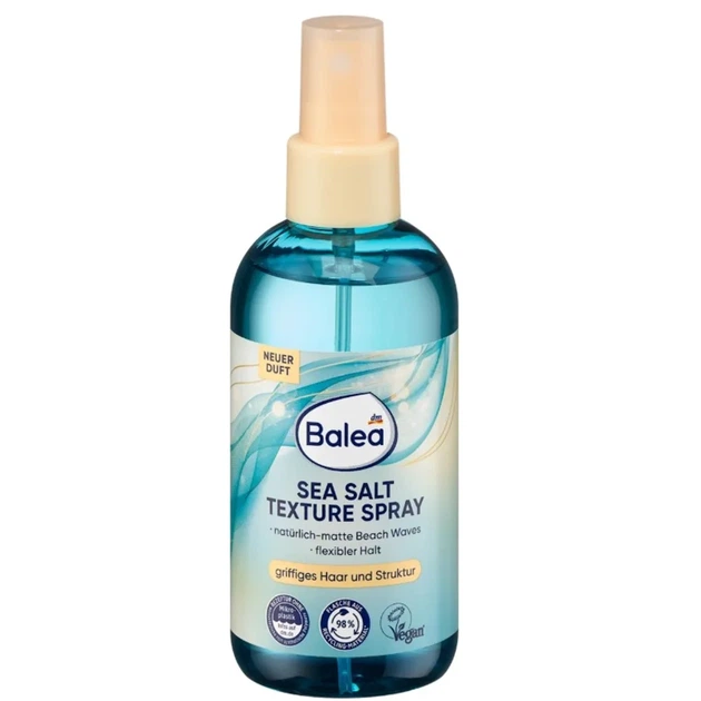 Текстурирующий спрей Balea Sea Salt Texture Spray для объема волос с морской солью 200 мл - Фото 1 Текстурирующий спрей Balea Sea Salt Texture Spray для объема волос с морской солью 200 мл - изображение 1