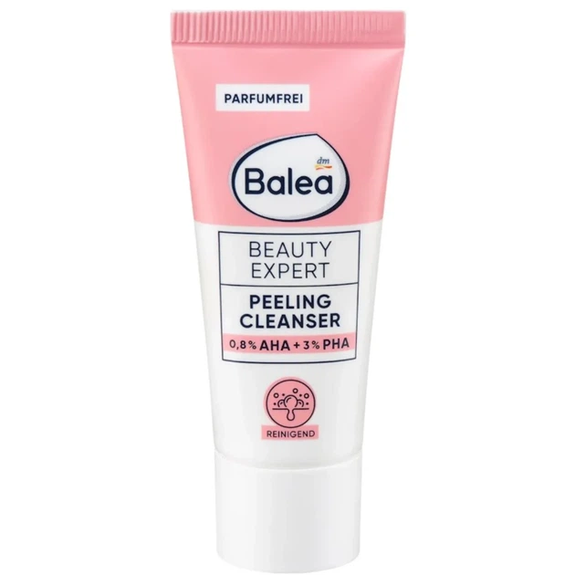 Обычный пилинг для кожи лица Balea Beauty Expert Peeling Cleanser 0,8% AHA & 3% PHA 20 мл - Фото 1 Обычный пилинг для кожи лица Balea Beauty Expert Peeling Cleanser 0,8% AHA & 3% PHA 20 мл - изображение 1