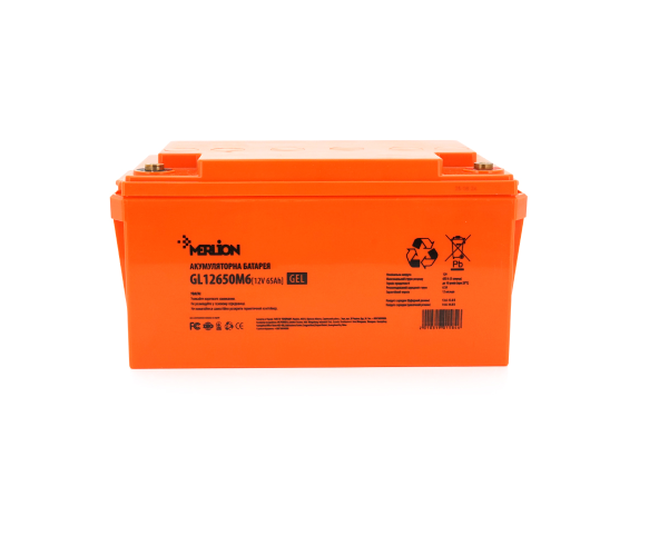 Аккумуляторная батарея GEL Merlion GL12650M6 12 V 65 Ah - изображение 2