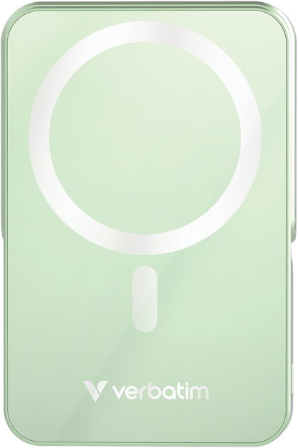 УМБ Verbatim Charge Go з підставкою 10000 mAh 20W Green (23942322597) - зображення 1
