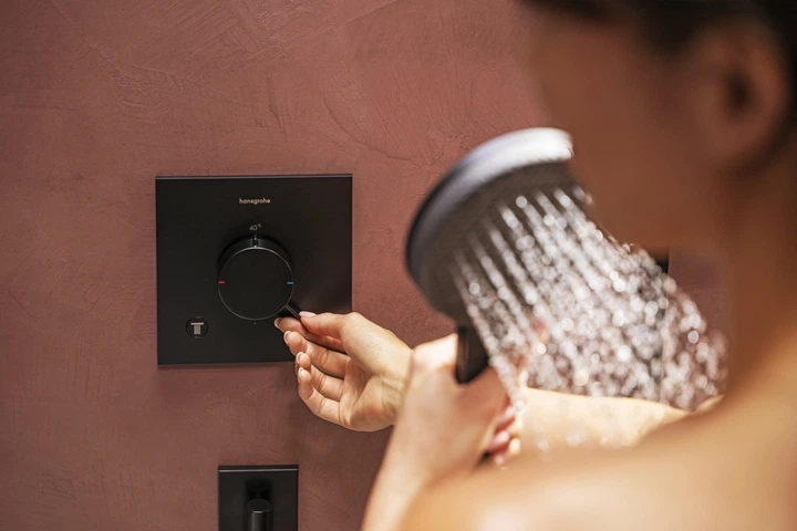 Наружная часть смесителя скрытого монтажа для душа Hansgrohe Ecostat Comfort E 33711670 - изображение 7