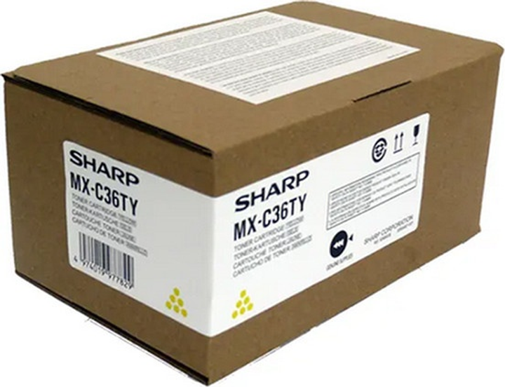 Тонер-картридж Sharp MX-C36TY Yellow - зображення 1