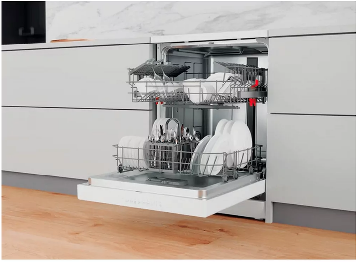 Посудомийна машина Whirlpool W2F HD624 60 см окремостояча 14 комплектів білий (869991663330) - изображение 6