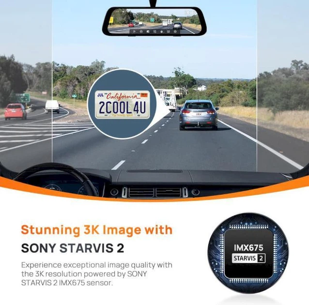Видеорегистратор-зеркало 70mai Rearview Dash Cam S500 - изображение 2