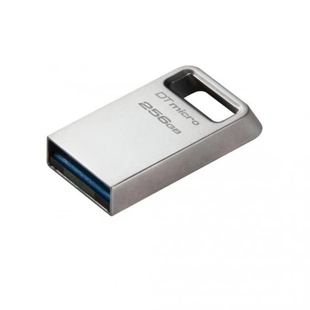 Флешка Kingston 256 GB DataTraveler Micro USB 3.2 Metal (DTMC3G2/256GB) - Фото 2 Флешка Kingston 256 GB DataTraveler Micro USB 3.2 Metal (DTMC3G2/256GB) - изображение 2