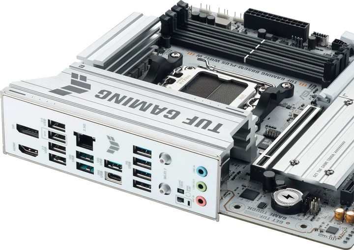 Материнська плата Asus TUF Gaming B850M-PLUS WIFI7 W (sAM5, AMD B850, PCI-Ex16) - зображення 6