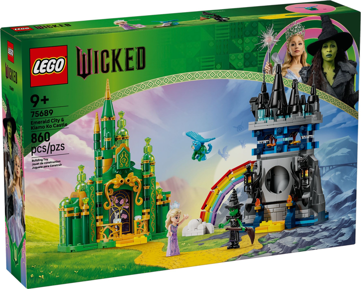 Конструктор LEGO Wicked Смарагдове місто та замок Кіамо Ко 860 елементів (75689) (5702017813172) - зображення 1