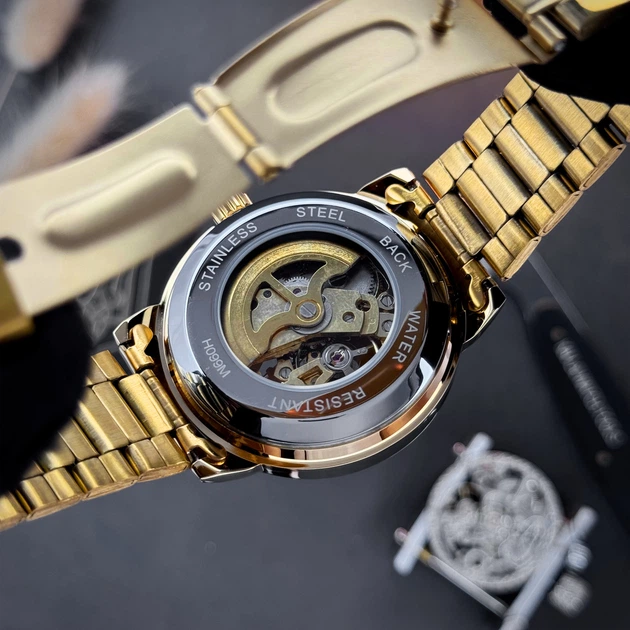 Наручные часы Awarder 022 Automatics Metall Не забуду Дом Gold-Gold - изображение 12