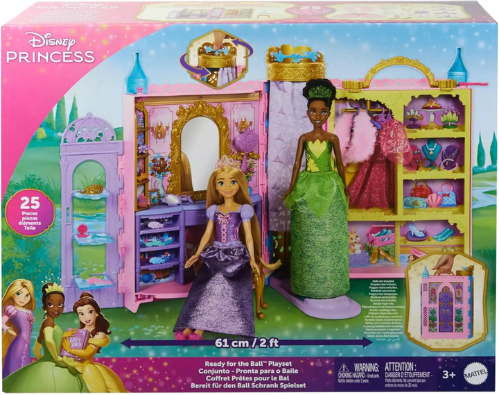 Zestaw do zabawy Mattel Disney Princess Garderoba ksiezniczki HXC20 /2 (947352257674) - obraz 1