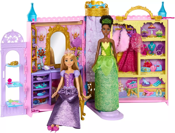 Zestaw do zabawy Mattel Disney Princess Garderoba ksiezniczki HXC20 /2 (947352257674) - obraz 4