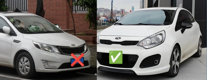 Накладки на дзеркала Kia Rio (2012-2017), стиль BMW, 2 шт, дзеркальні накладки з поворотом для Kia Rio - зображення 2