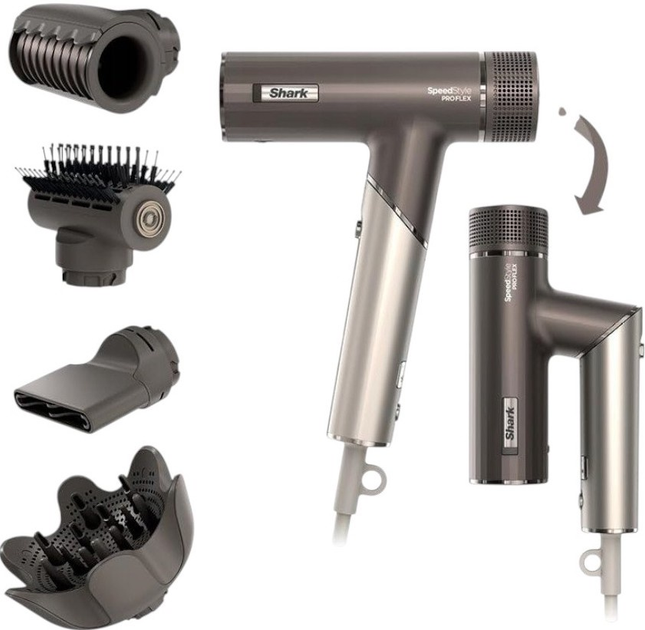Фен Shark SpeedStyle Pro FLEX 4-in-1 Hair Dryer System HD542EU - зображення 2