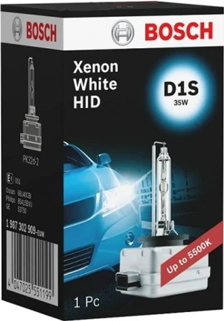 Żarówka samochodowa Bosch Xenon White HID D1S 85V 35W 5500K (1987302909) - obraz 1