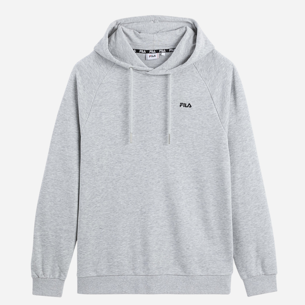 Bluza męska z kapturem elegancka Fila FAM0341-80000 XL Jasnoszary melanż (4064556396846) - obraz 1