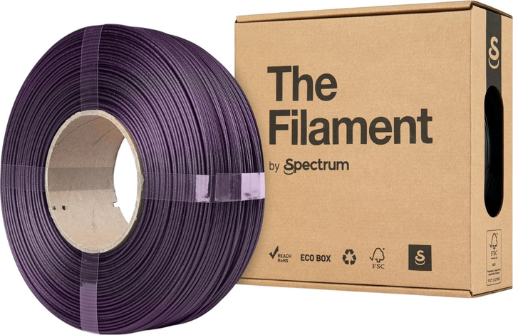 Filament do drukarek 3D Spectrum ReFill PETG CF 1.75 mm 1 kg Purple (TF-24117) - obraz 1
