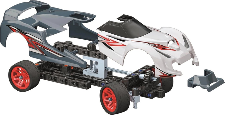 Zestaw klocków Clementoni Science & Play Samochód wyścigowy 2 w 1 100 elementów 75057 (8005125750573) - obraz 3