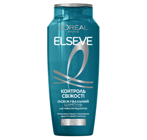 Шампунь L'Oreal Elseve Контроль Свіжості 250 мл (3600523366224) - Фото 1 Шампунь L'Oreal Elseve Контроль Свіжості 250 мл (3600523366224) - изображение 1
