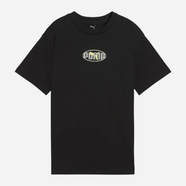 Подростковая футболка для мальчика Puma ESS LOGO LAB Relaxed 68898401 170-176 см Puma Black (4069157677349) - изображение 5