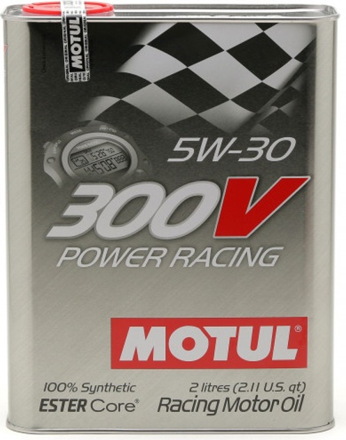 Моторне масло Motul 300V Power Racing 5W30 2 л (3374650239828) - зображення 1