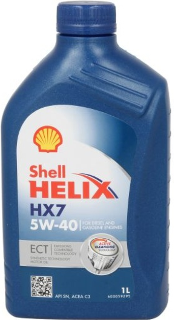 Моторне масло Shell Helix HX7 5W40 1 л (5011987031708) - зображення 1