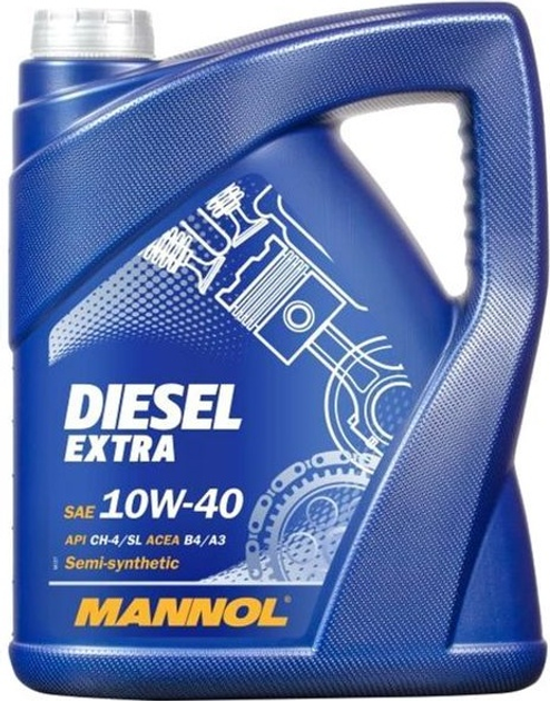 Olej silnikowy Mannol Diesel Extra 10W40 5 l (4036021505152) - obraz 1